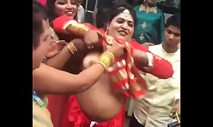 Woman alfresco literal dance