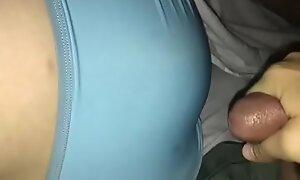 Cum on my sleeping wife's ass