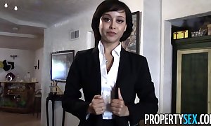 Propertysex - cute splash down emissary makes profane pov intercourse video with reference to customer