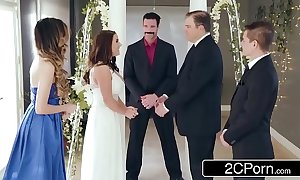Stunning sharp practice bride angela white can't live without anal